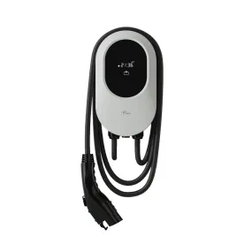 Euri Lighting EVCA-48A-C - Euri Commercial EV-Charger - 48 Amp - 208-240V - 25ft Type Plug - Wi-Fi & Bluetooth Enabled