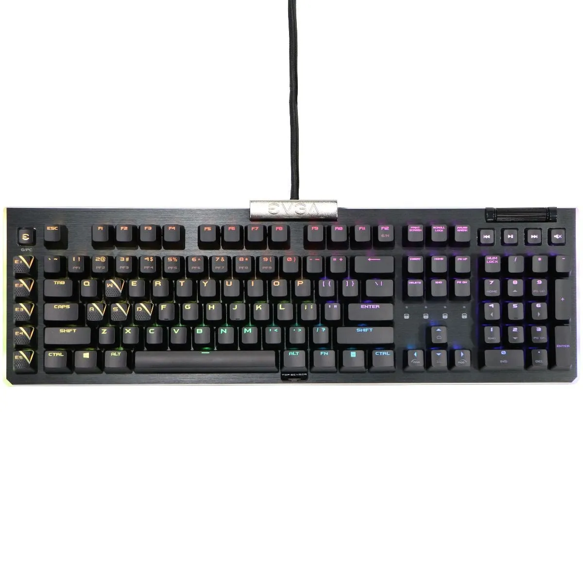 EVGA Z20 RGB Mechanical Gaming Keyboard, Optical Mechanical Switches (Clicky)