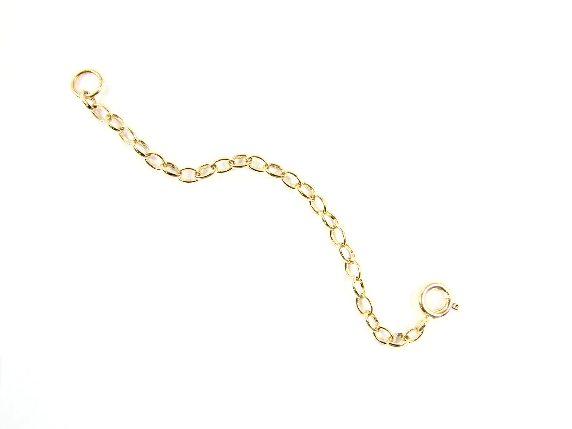 Extender Chain. Necklace Extender. Gold filled, Rose Gold or Sterling Silver Chain Extender