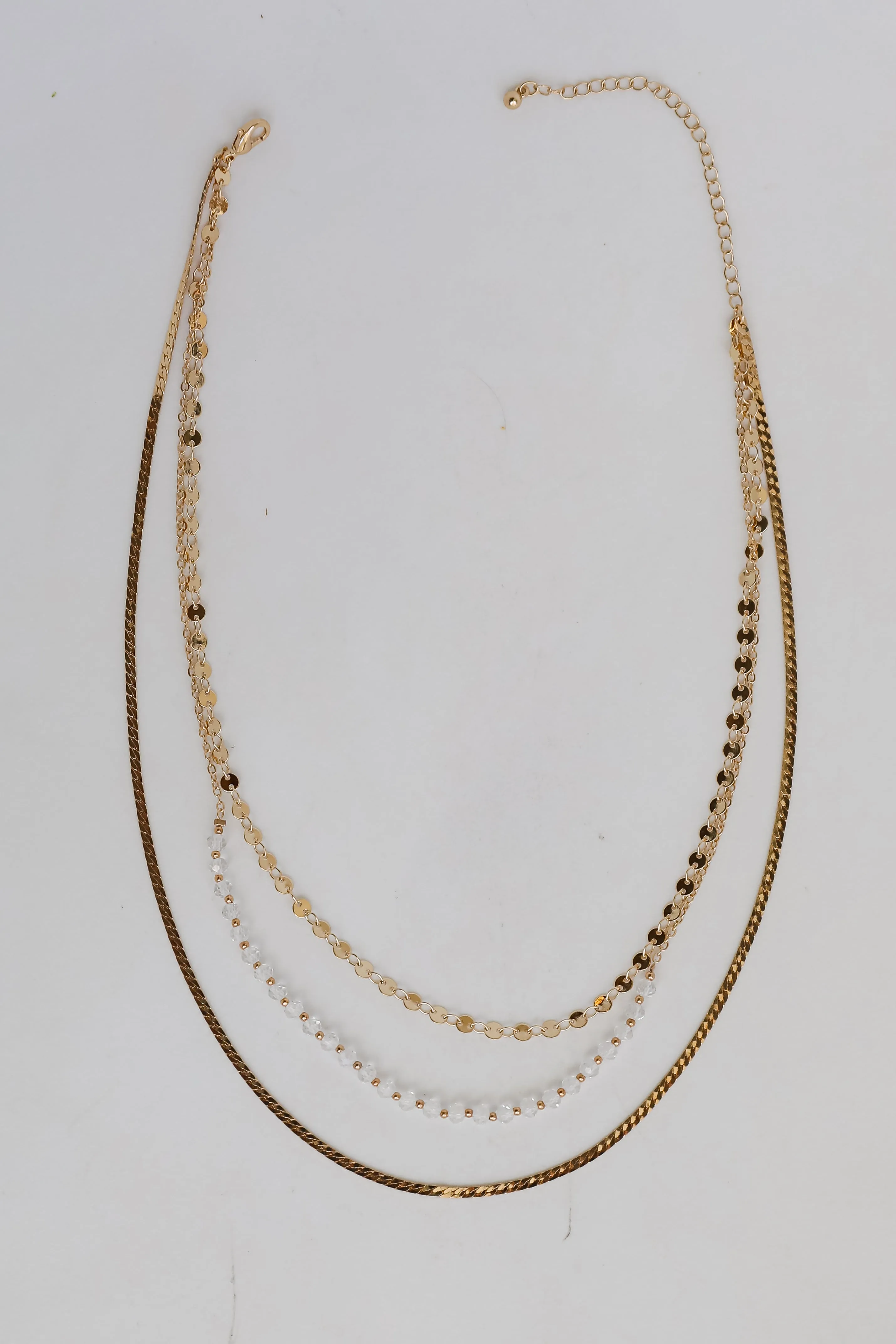 FINAL SALE - Maria Beaded Layered Necklace