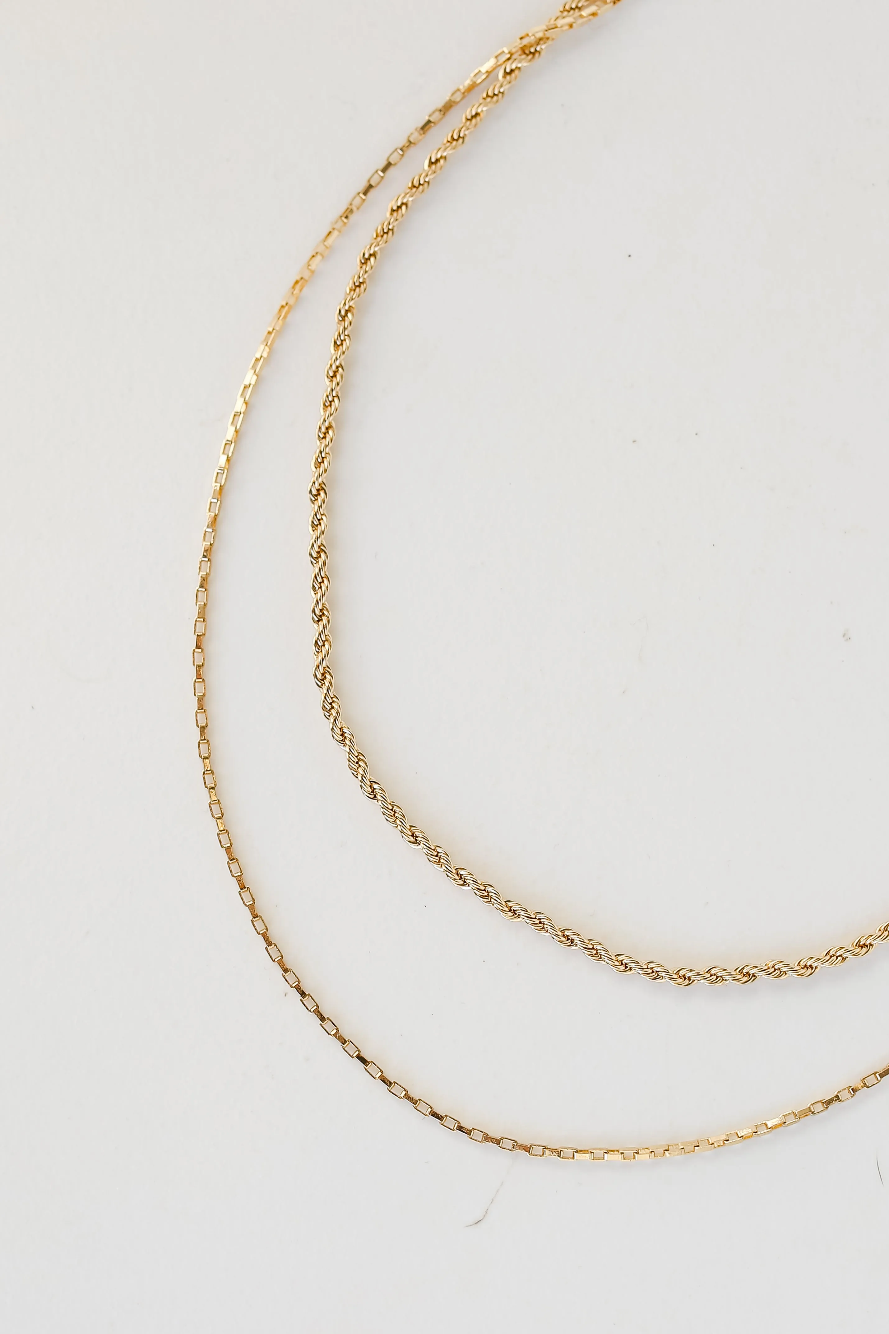 FINAL SALE - Natalia Gold Layered Chain Necklace