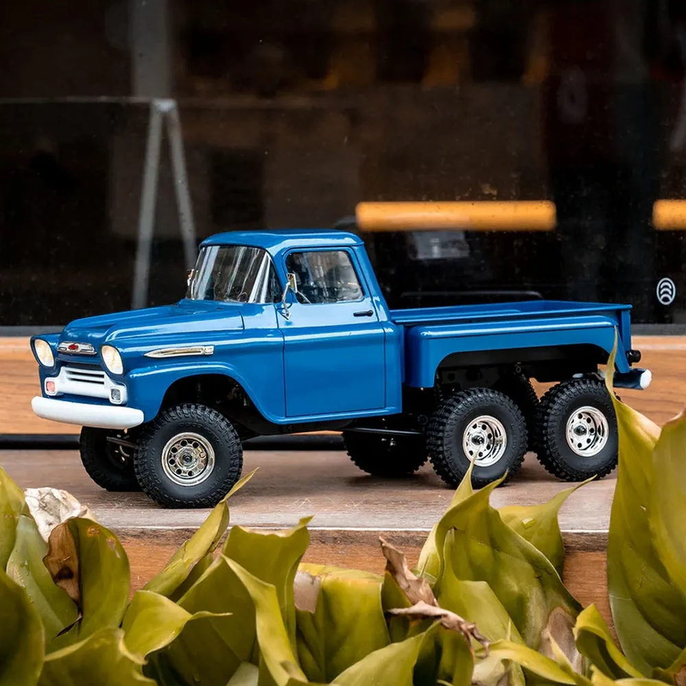 FMS (RTR) 1:18 Chevrolet Apache 6WD Rock Crawler w/Tx, LiPo & Charger (Blue)