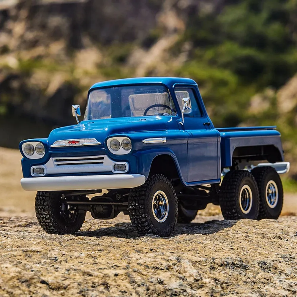 FMS (RTR) 1:18 Chevrolet Apache 6WD Rock Crawler w/Tx, LiPo & Charger (Blue)