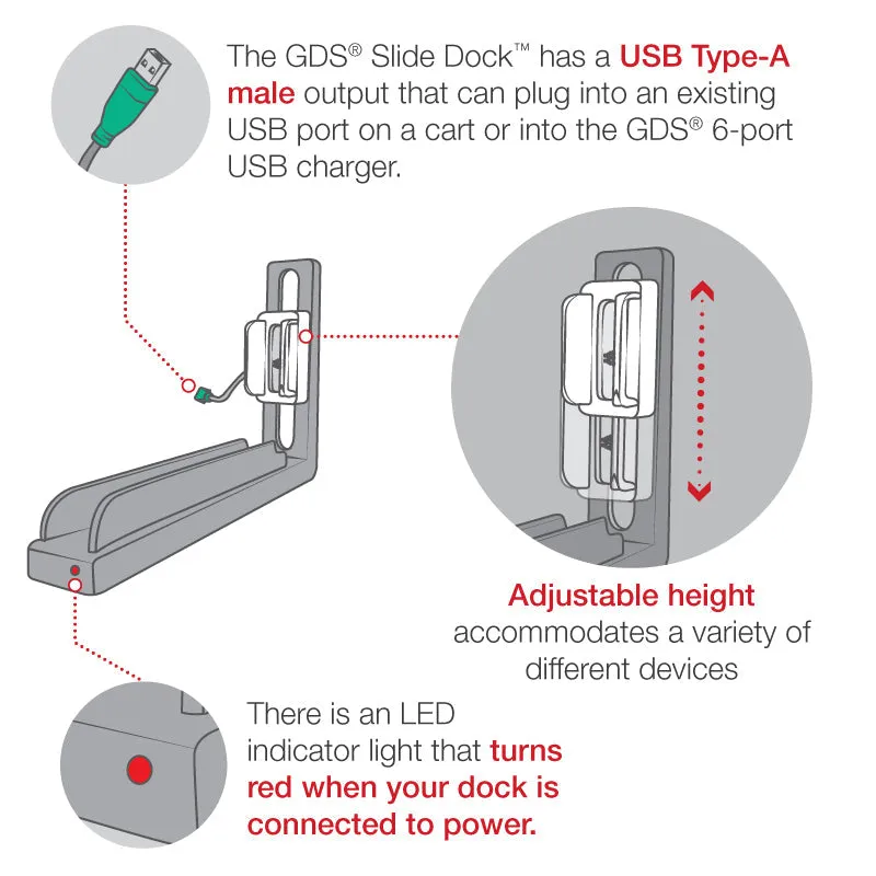 GDS® Slide Dock™ with Drill Down Attachment for IntelliSkin® Next Gen