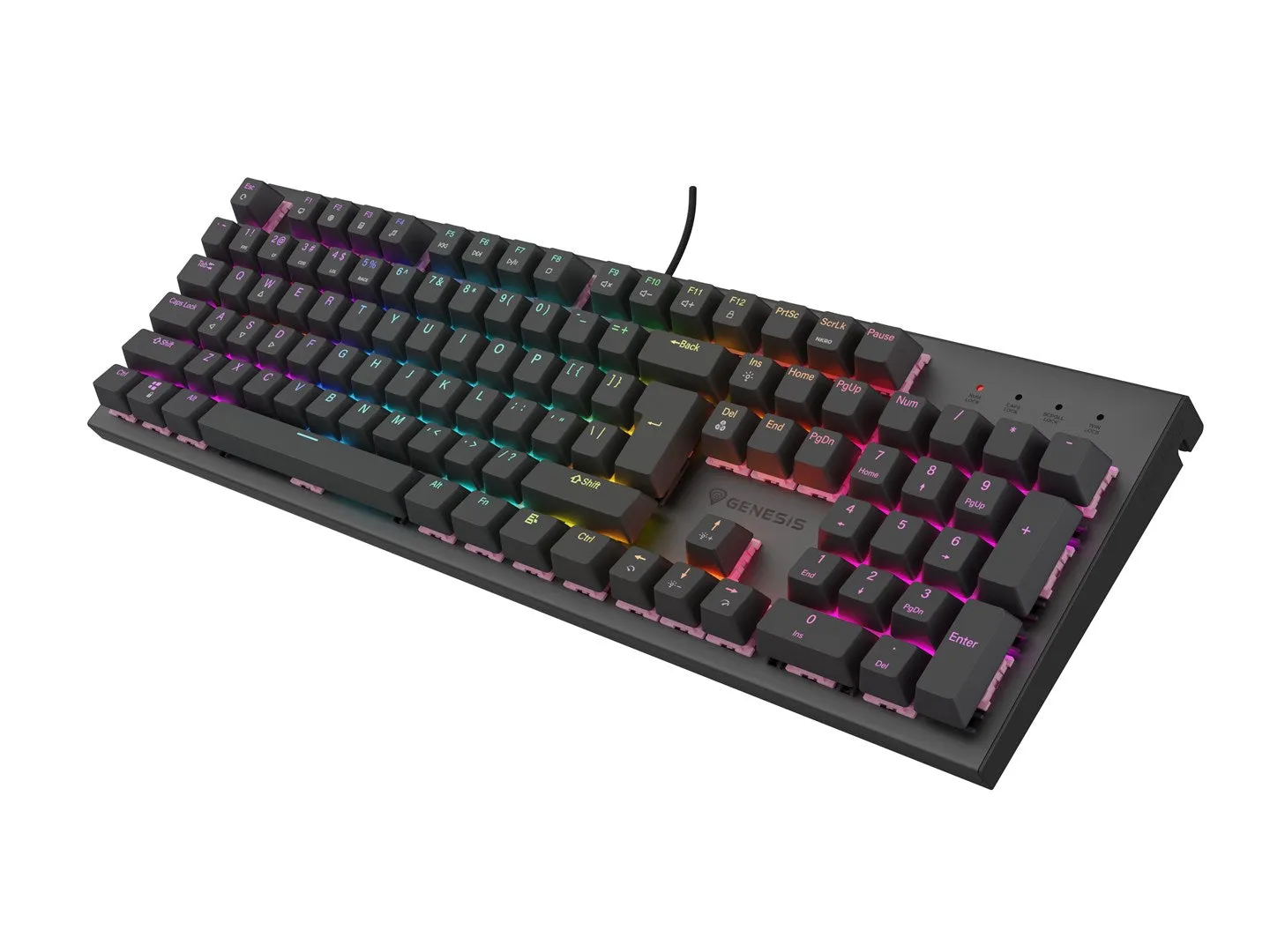 Genesis Thor 303 Keyboard Gaming Usb Qwerty Us International Black