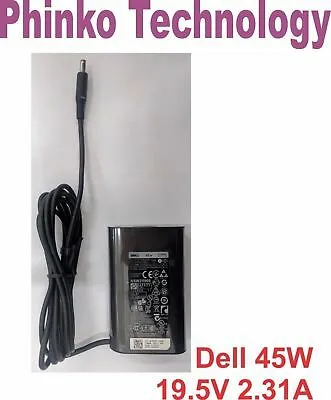 Genuine 45W AC Adapter Power Supply Charger for Dell XPS 13 9360 9343 Laptop