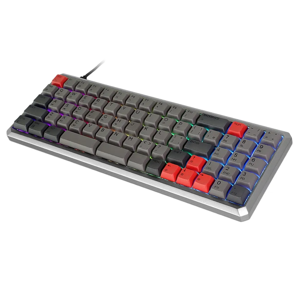 gk73s 68% mechanical keyboard rgb bluetooth hot swap type c  software program