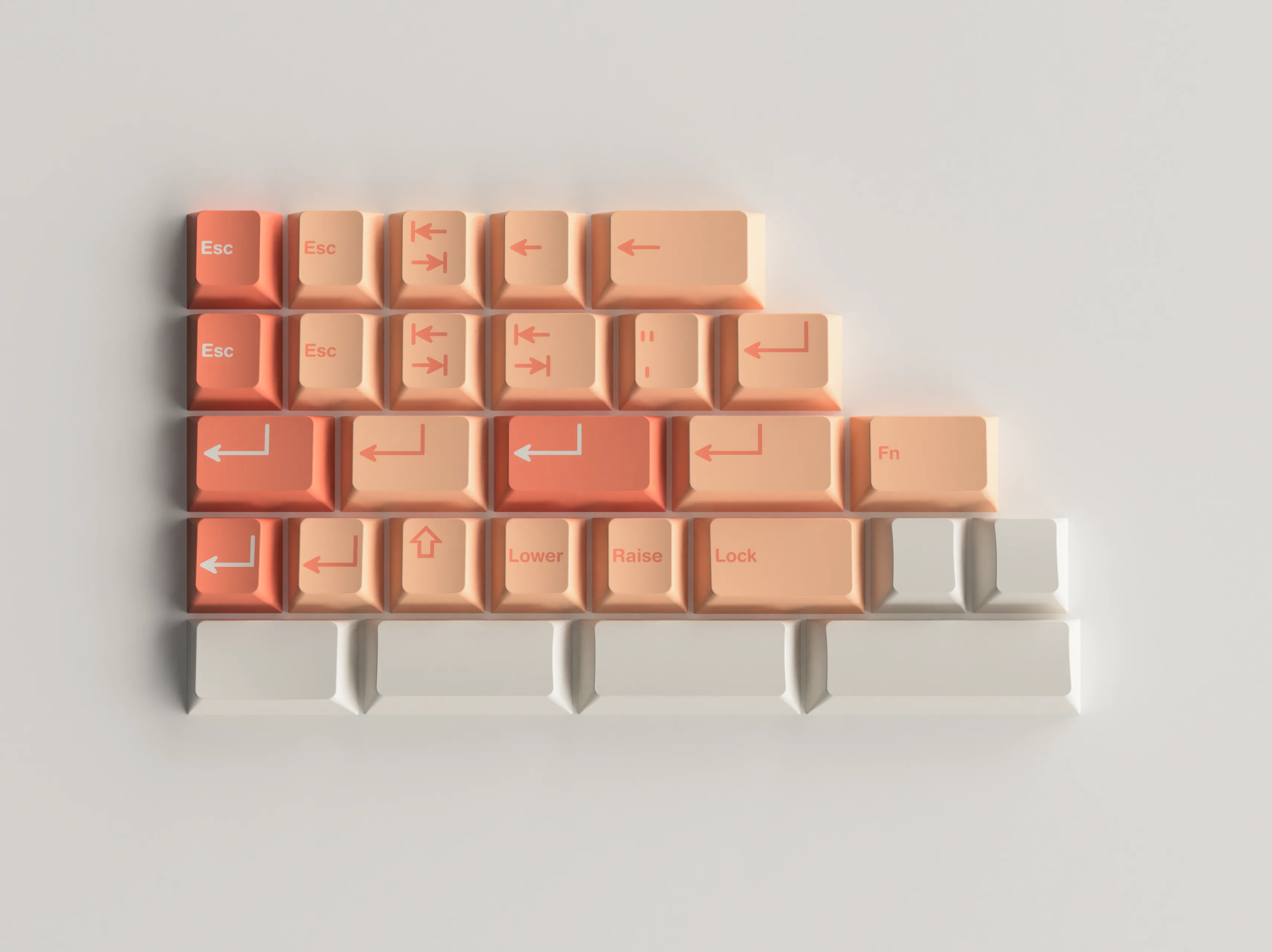 GMK Peaches n Cream