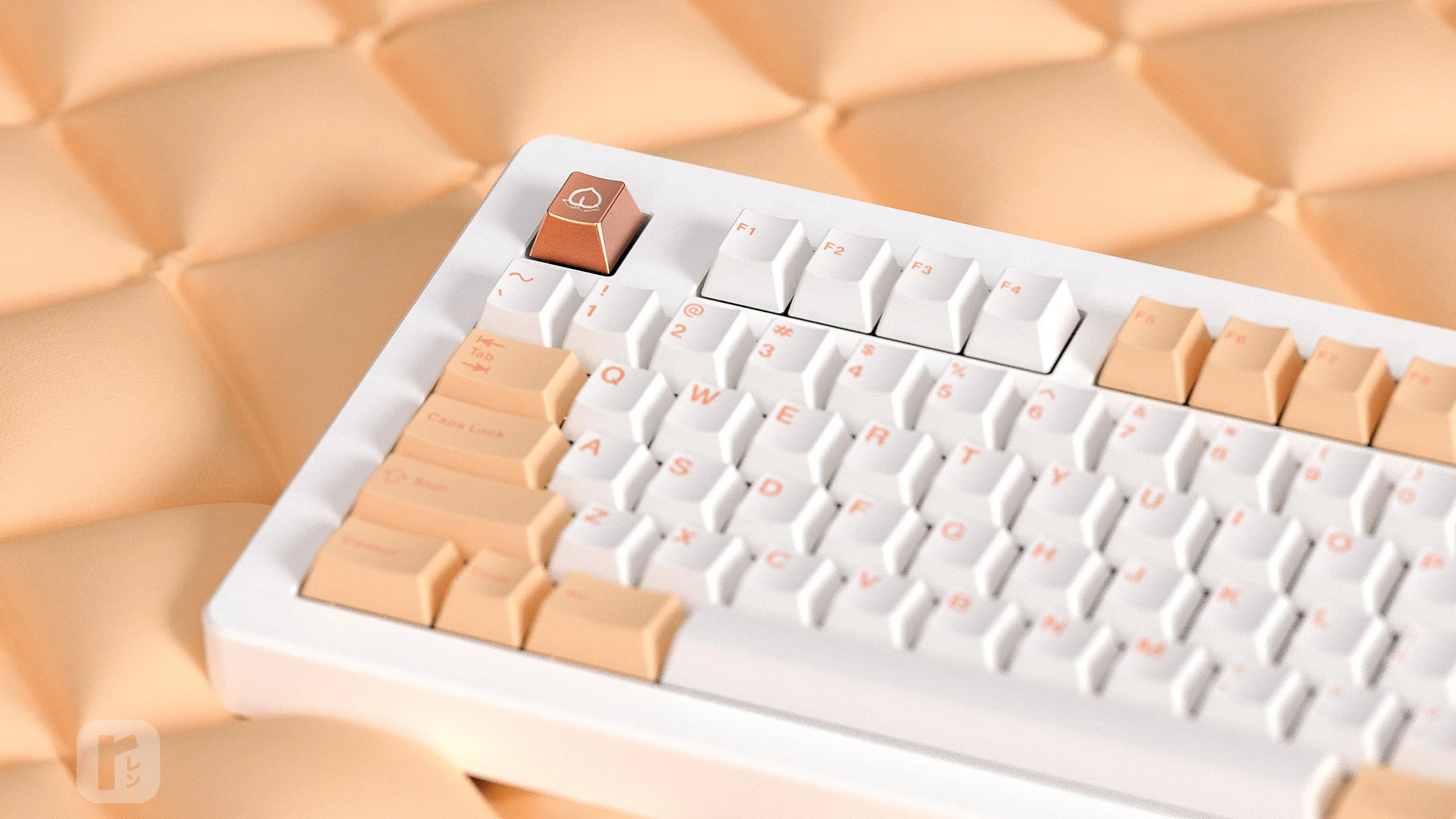 GMK Peaches n Cream