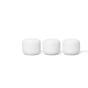 Google GA00823-US Nest AC2200 Dual Band Mesh Wi-Fi, 3-Pack