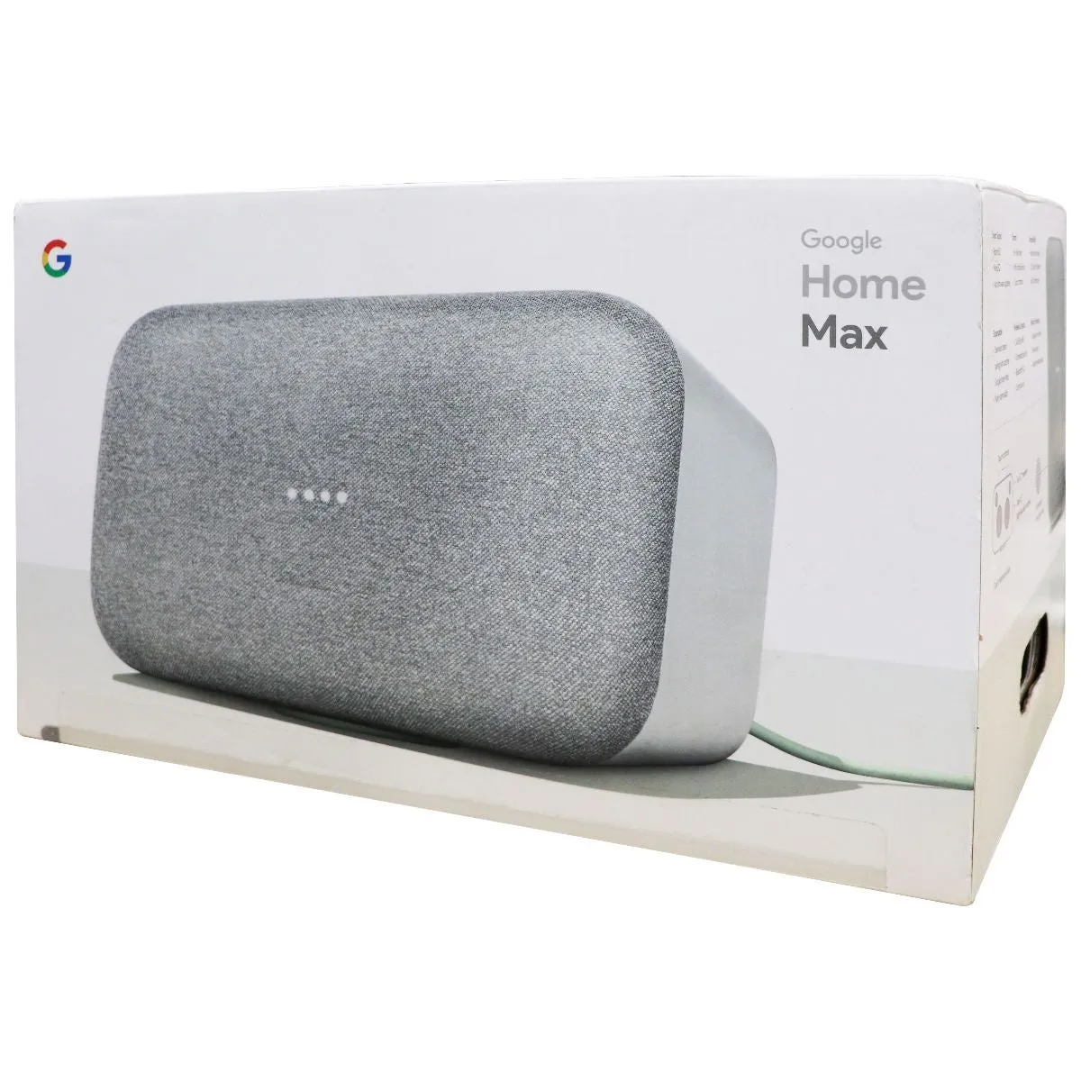 Google Home Max Wi-Fi Speaker with Google Assistant - Chalk (GA00222-US)