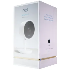 Google Nest Cam IQ Indoor Full HD Wi-Fi Home Security Camera - White