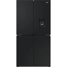 Haier HRF680YPC 623L Quad Door Fridge with Ice & Water (Black)