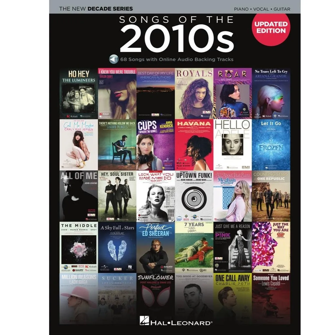 Hal Leonard HL00338996 Songs Of The 2010s (Updated Edition) The New Decade Series