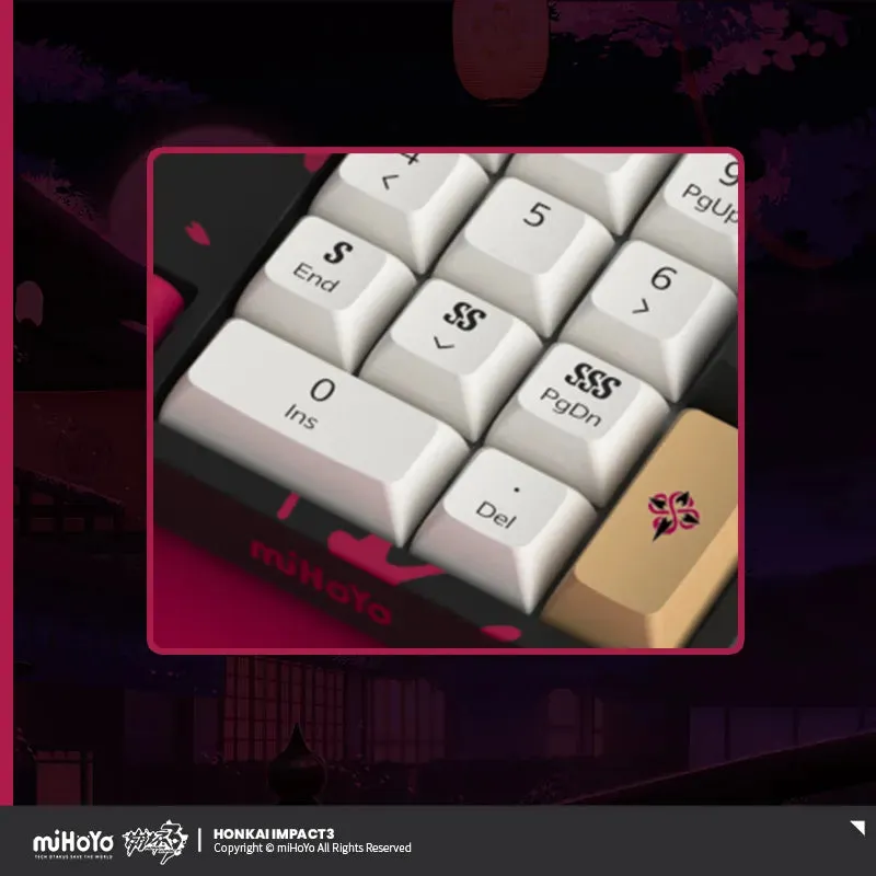 Honkai Impact 3rd - Yae Sakura Night Kasumi Mechanical Keyboard miHoYo