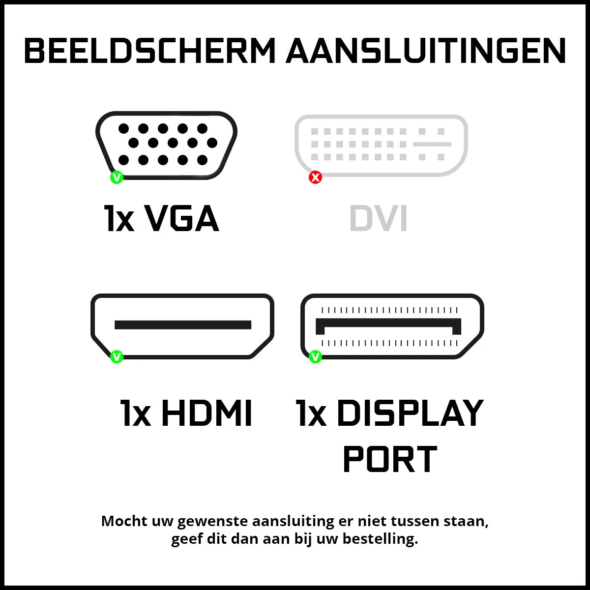 Intel Compleet PC | Intel Core i3 | 16 GB DDR4 | 500 GB SSD - NVMe | Windows 11 Pro