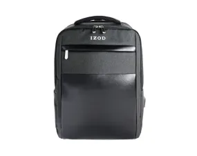 IZOD Penn Business Travel Slim Durable Laptop Backpack USB Charging Port Fits 16 Inch Laptop Notebook