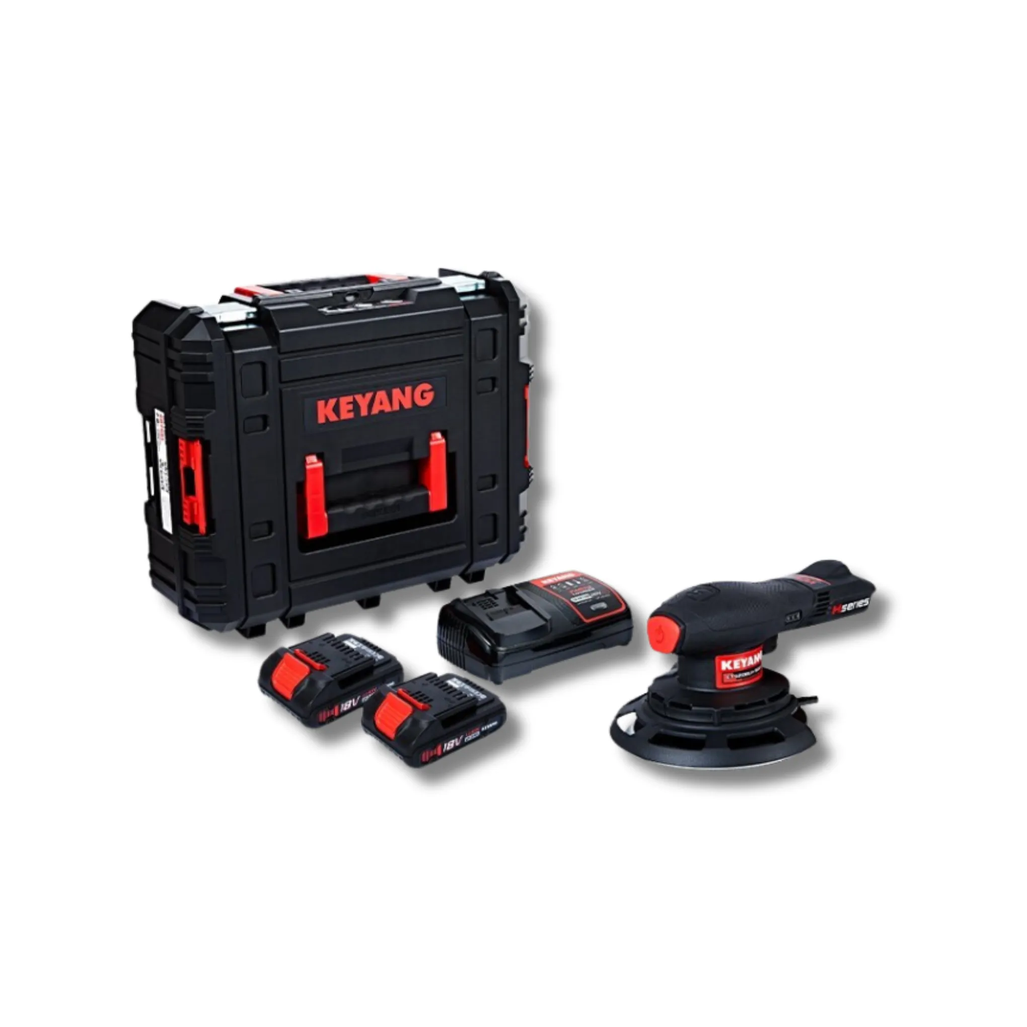 Keyang 18V 150mm Cordless Sander Kit