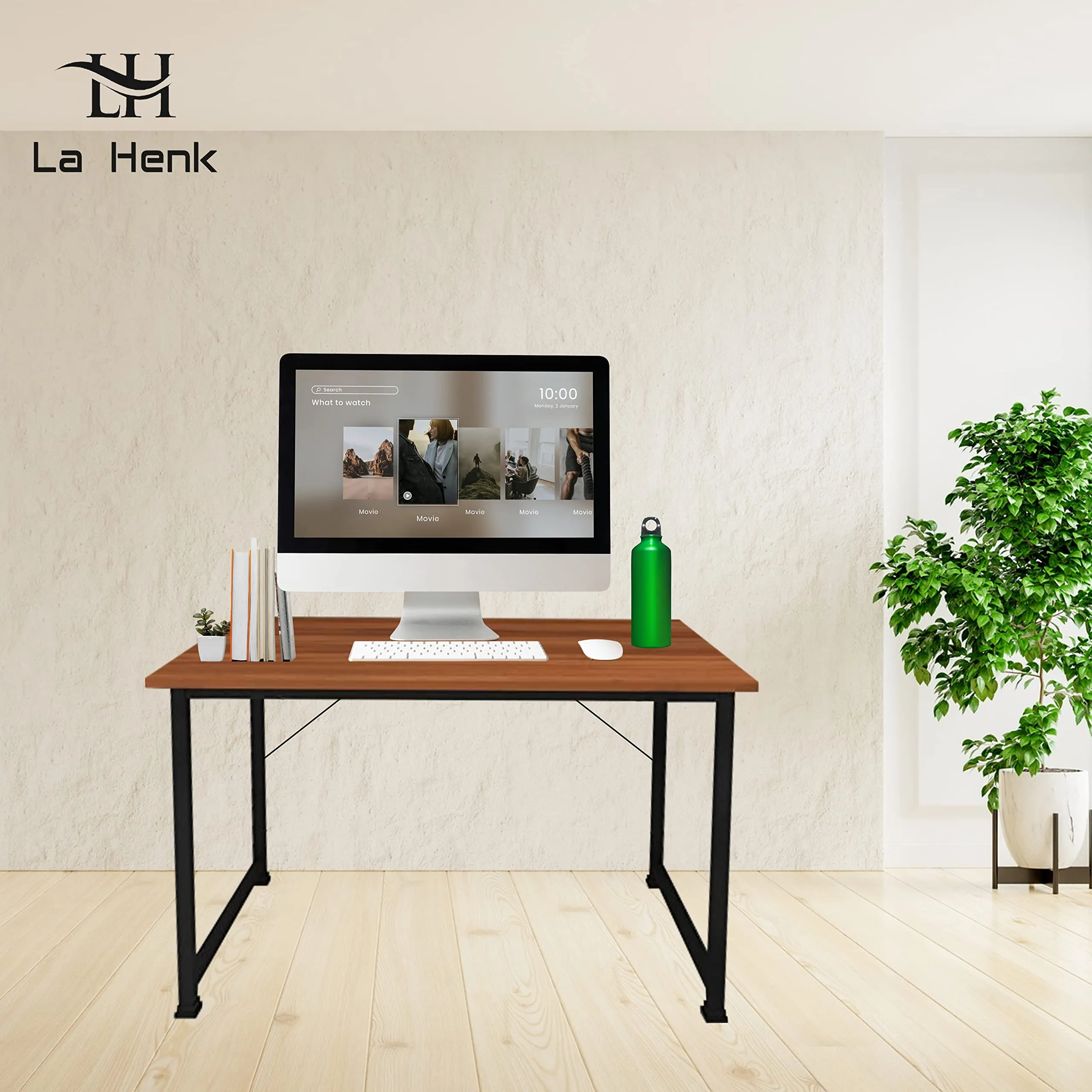 La Henk Multipurpose Finish Office Table For Office Work Study Table Pc Computer Table Desktop Table Table For Student Office Desk Pc Laptop Study Table For Students Writing Table For Home,Wood