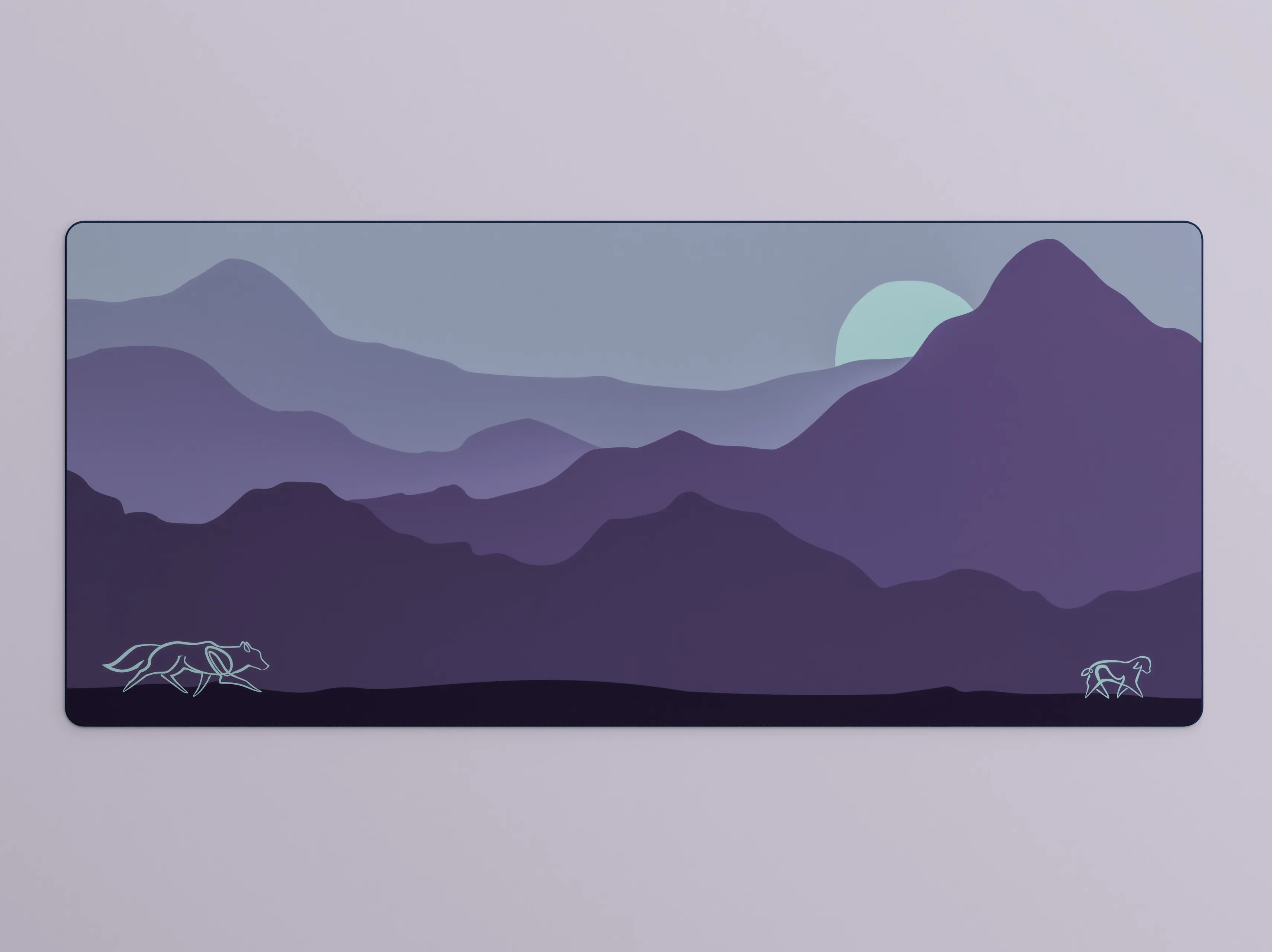 Lamb and Wolf Deskmat