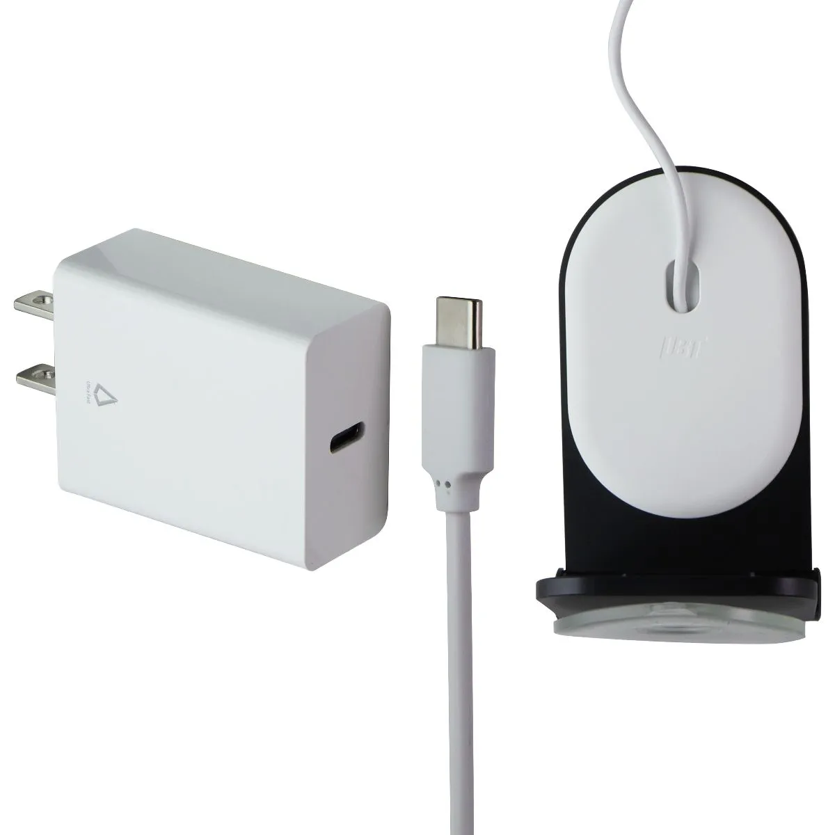 LBT Mag Stream (15W) MagSafe Desktop Stand with (20W) PD Wall Charger - Black