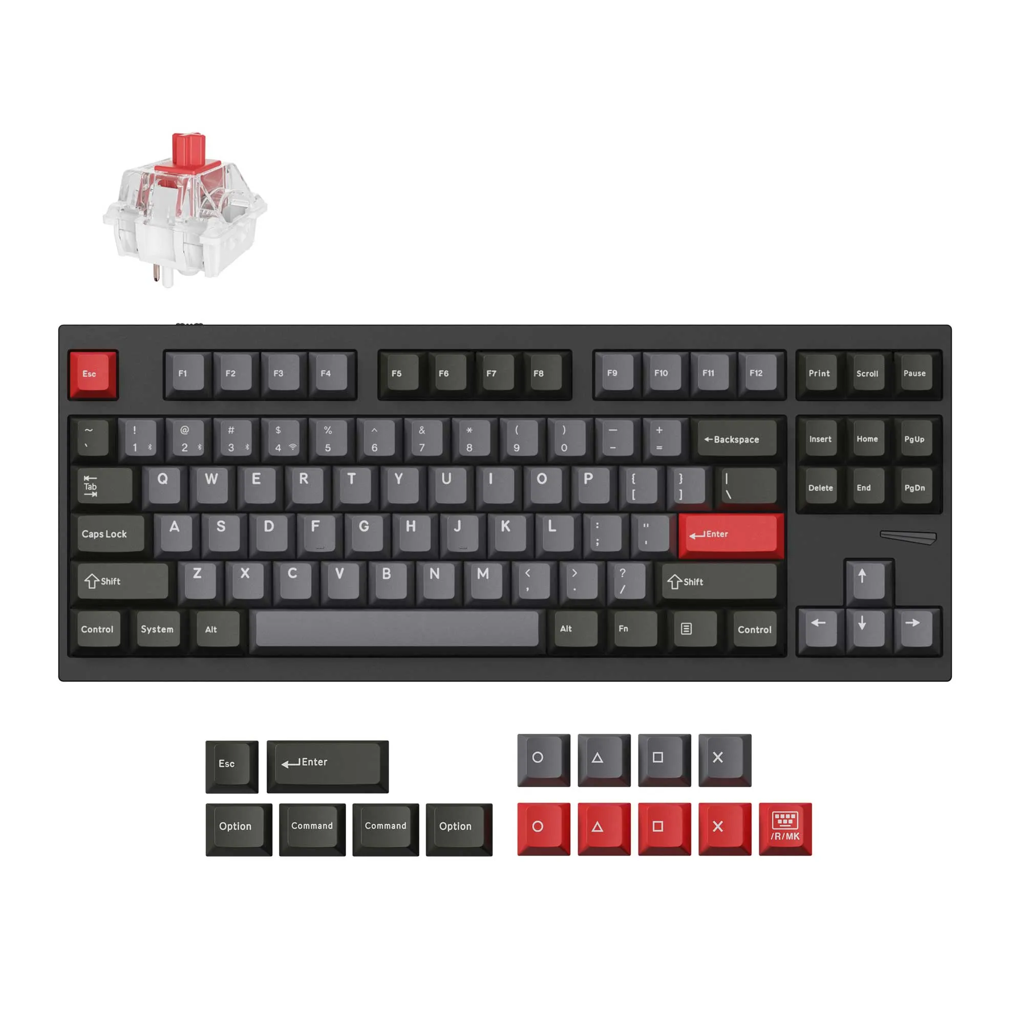 Lemokey L4 QMK Wireless Custom Gaming Keyboard