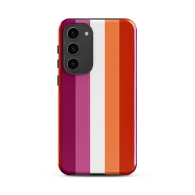 Lesbian Flag Samsung Tough Phone Case