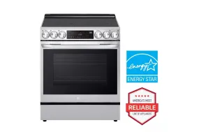 Lg LSEL6335FE 6.3 cu ft. Smart wi-fi Enabled ProBake Convection® InstaView® Electric Slide-In Range with Air Fry