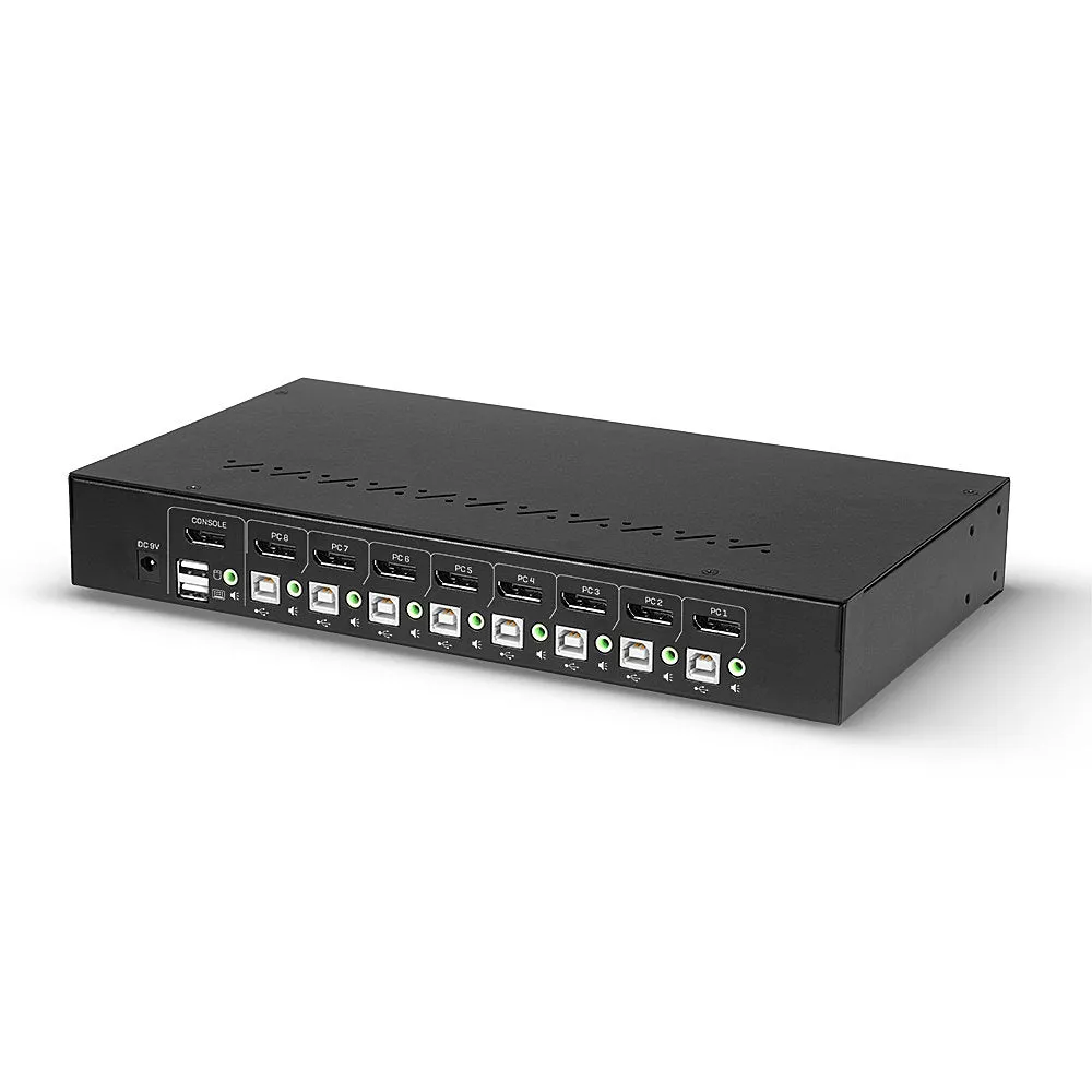 Lindy - Kvm / Audio Switch - 8 Ports - Rack-Mountable