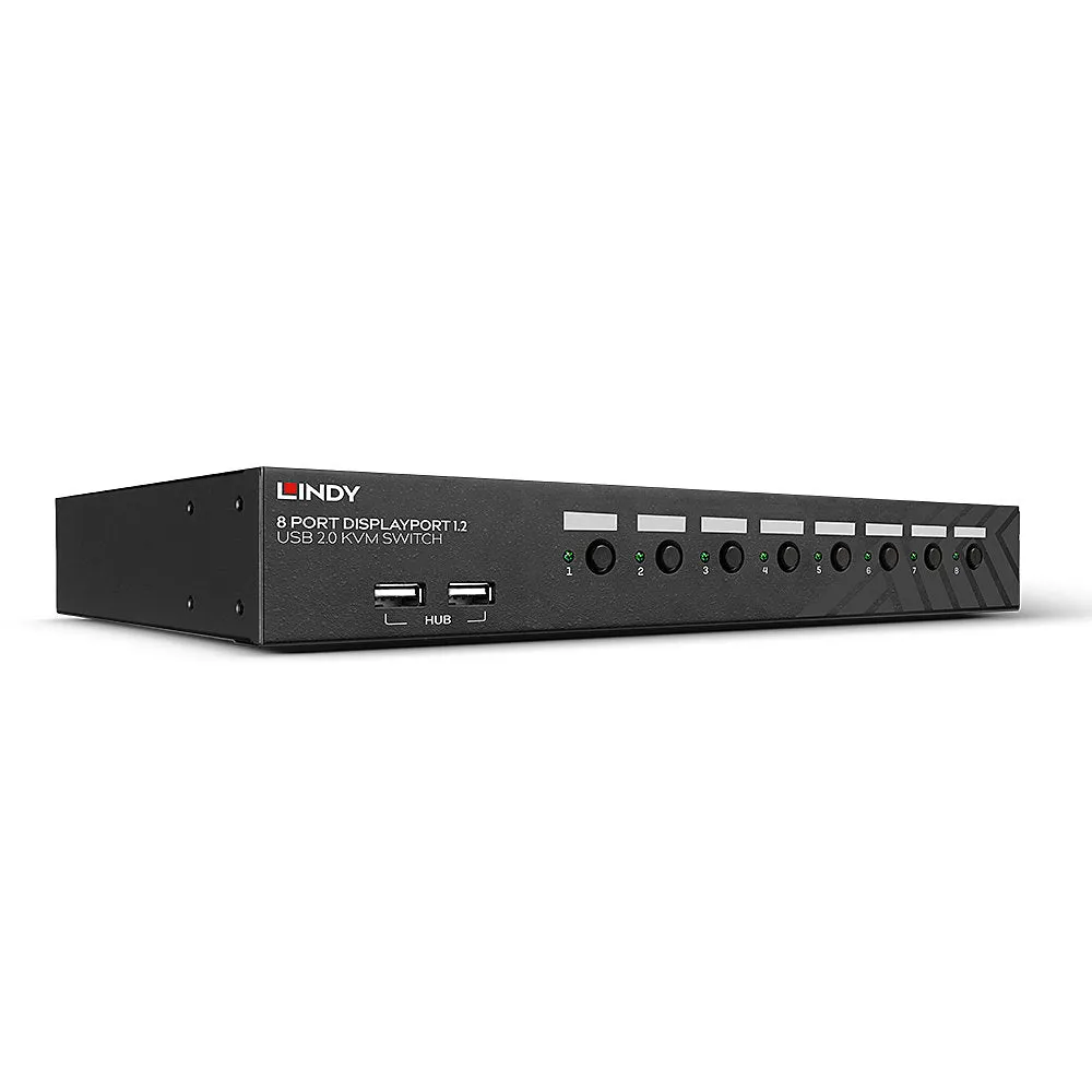 Lindy - Kvm / Audio Switch - 8 Ports - Rack-Mountable