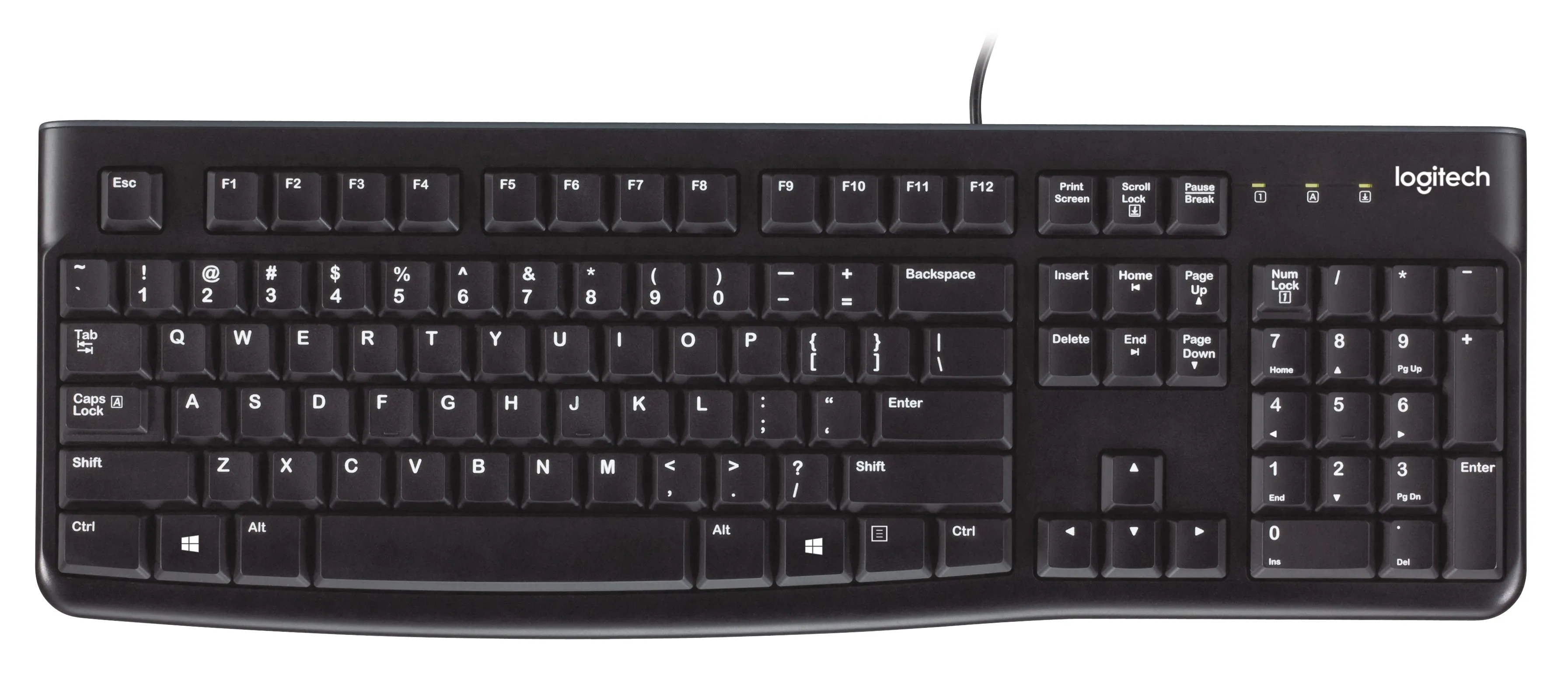 Logitech Keyboard K120 - Dutch Layout - Black