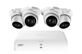 Lorex Fusion Series 4K  16 Channel (8 Wired   8 Fusion Wi-Fi) 2TB Wired System with A14 Wired 4K IP Dome Cameras