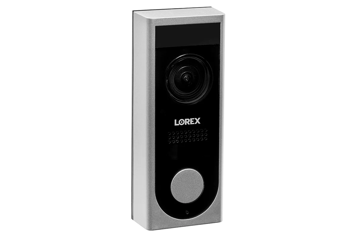 Lorex Smart Home Security Center with Two 1080p Outdoor Wi-Fi Cameras and HD Video Doorbell