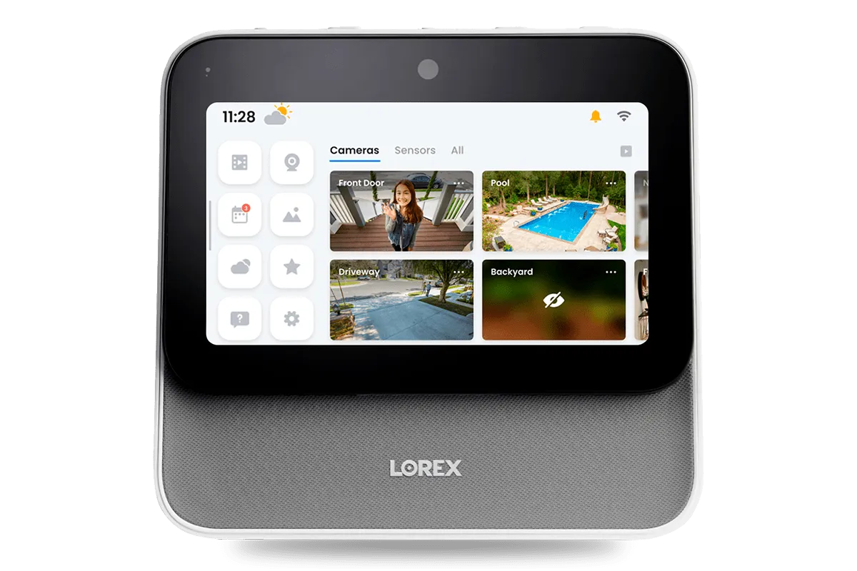 Lorex Smart Home Security Center with Two 1080p Outdoor Wi-Fi Cameras and HD Video Doorbell