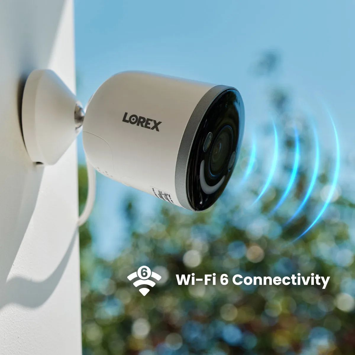 Lorex Wireless Fusion - 4K  NVR with 2K Wired Doorbell, Outdoor Pan-Tilt Camera, Wi-Fi Floodlight Camera, Two 4K Wi-Fi 6 Outdoor Cameras and Two Indoor Pan-Tilt Cameras