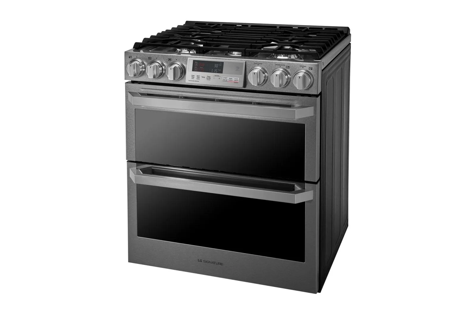 LUTD4919SN LG SIGNATURE 7.3 cu.ft. Smart wi-fi Enabled Dual Fuel Double Oven Range with ProBake Convection®