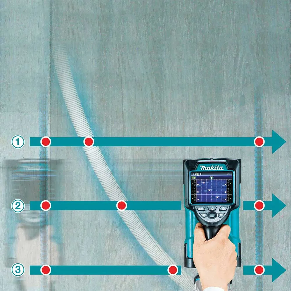 Makita DWD181ZJ 18V LXT Li-Ion Cordless Multi-Surface Scanner w/ Storage Case