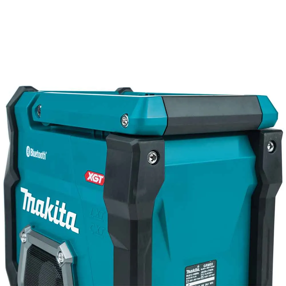 Makita GRM02 40V MAX XGT Cordless Li-Ion Bluetooth Job Site Radio - Bare Tool