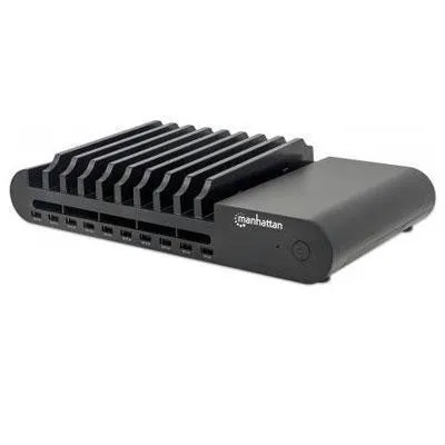 Manhattan - Strategic Manhattan 10-port Usb Charging Station, 96watt 12v 8a Charging Dock