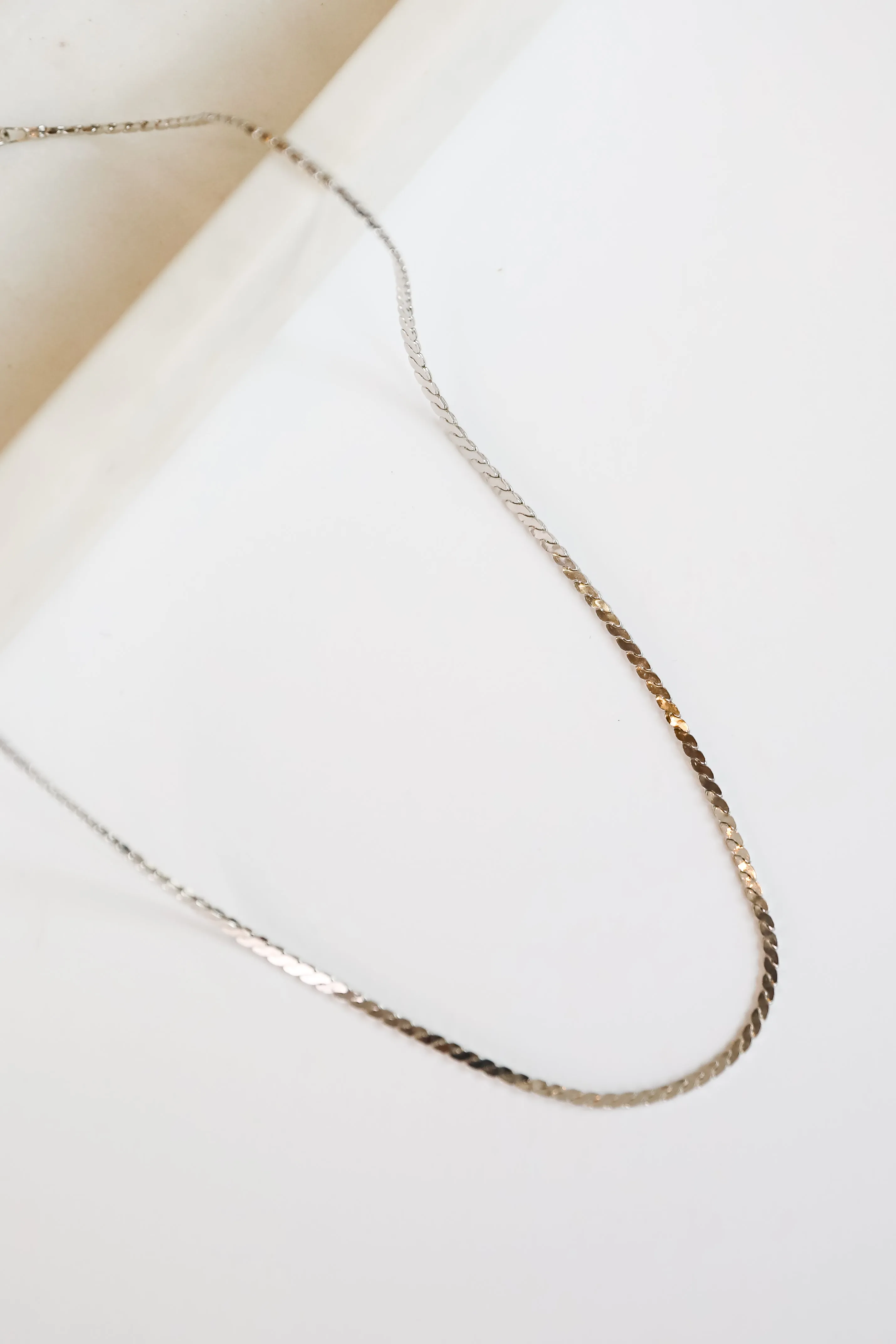 Melissa Silver Chain Necklace