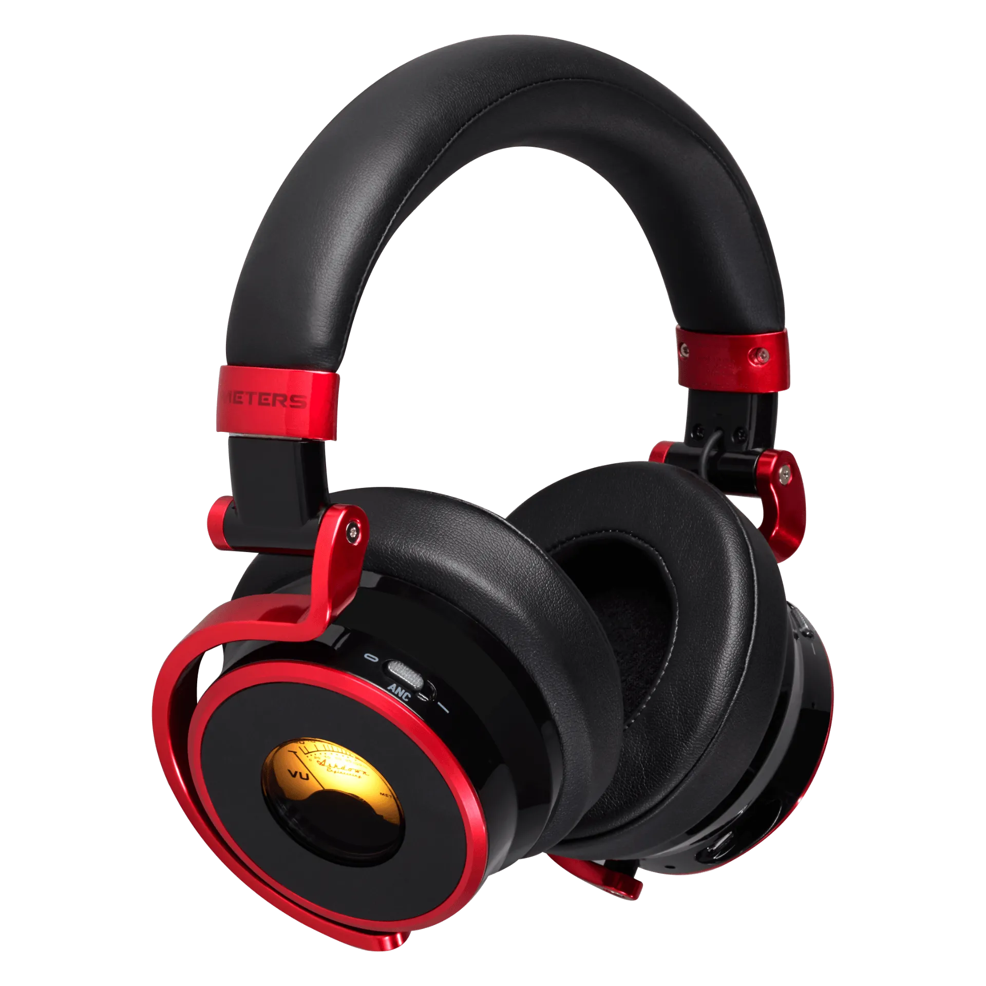 Meters M-OV1BC-BLKRED Bluetooth Wireless Headphones - Black & Red