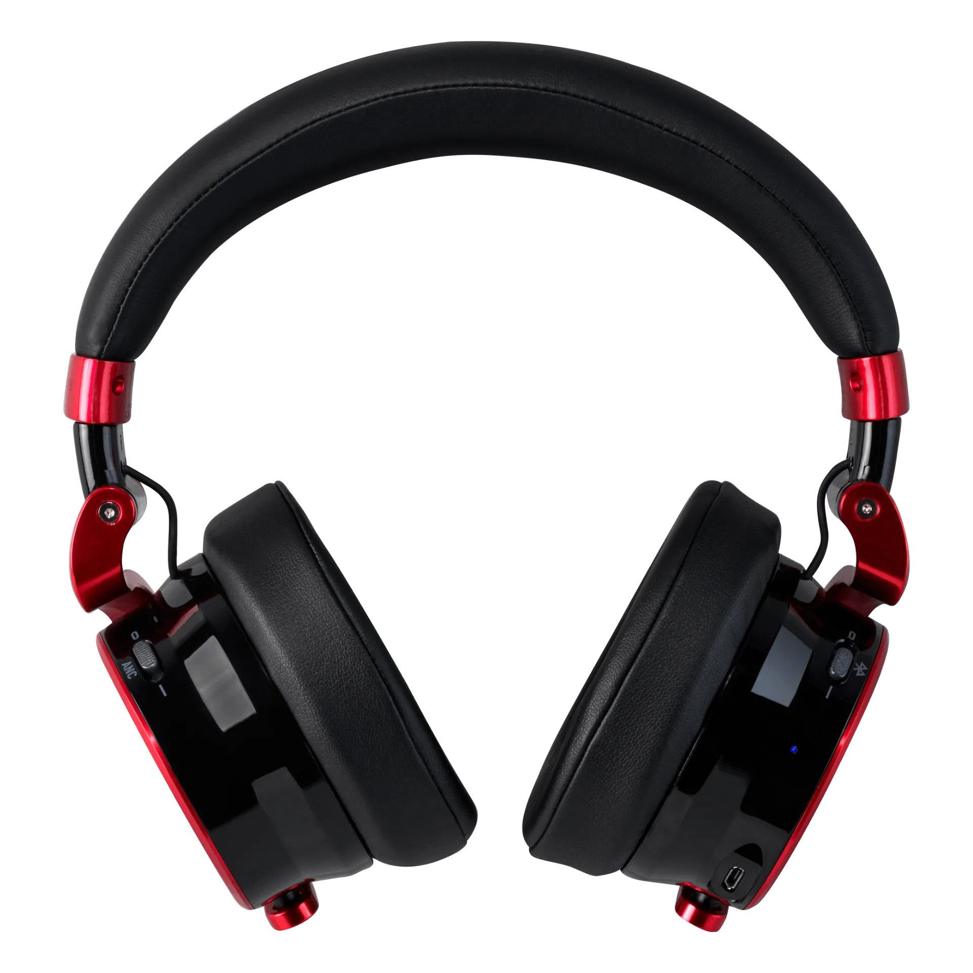 Meters M-OV1BC-BLKRED Bluetooth Wireless Headphones - Black & Red