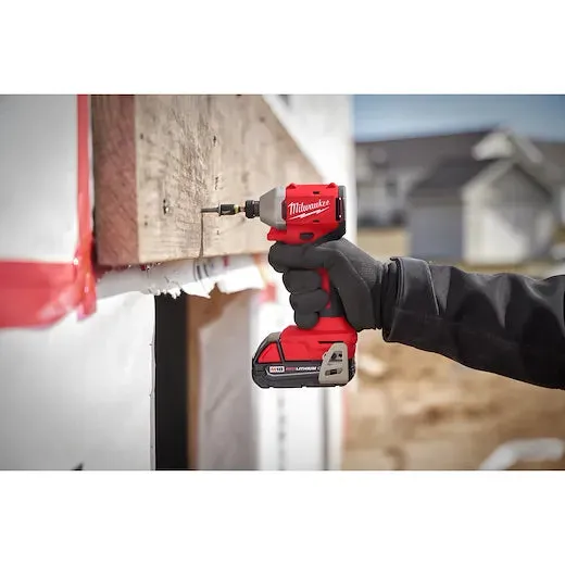 Milwaukee M18™ Compact Brushless 1/4" Hex Impact Driver Kit