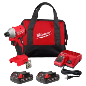 Milwaukee M18™ Compact Brushless 1/4" Hex Impact Driver Kit