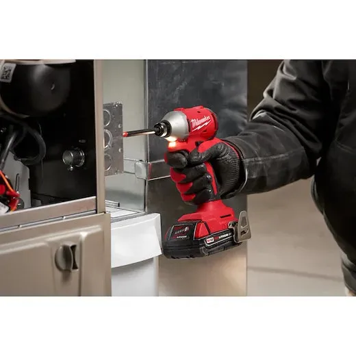 Milwaukee M18™ Compact Brushless 1/4" Hex Impact Driver Kit