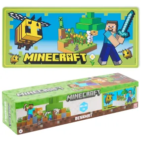 Minecraft Desk Pad for Kids and Teenagers - Green