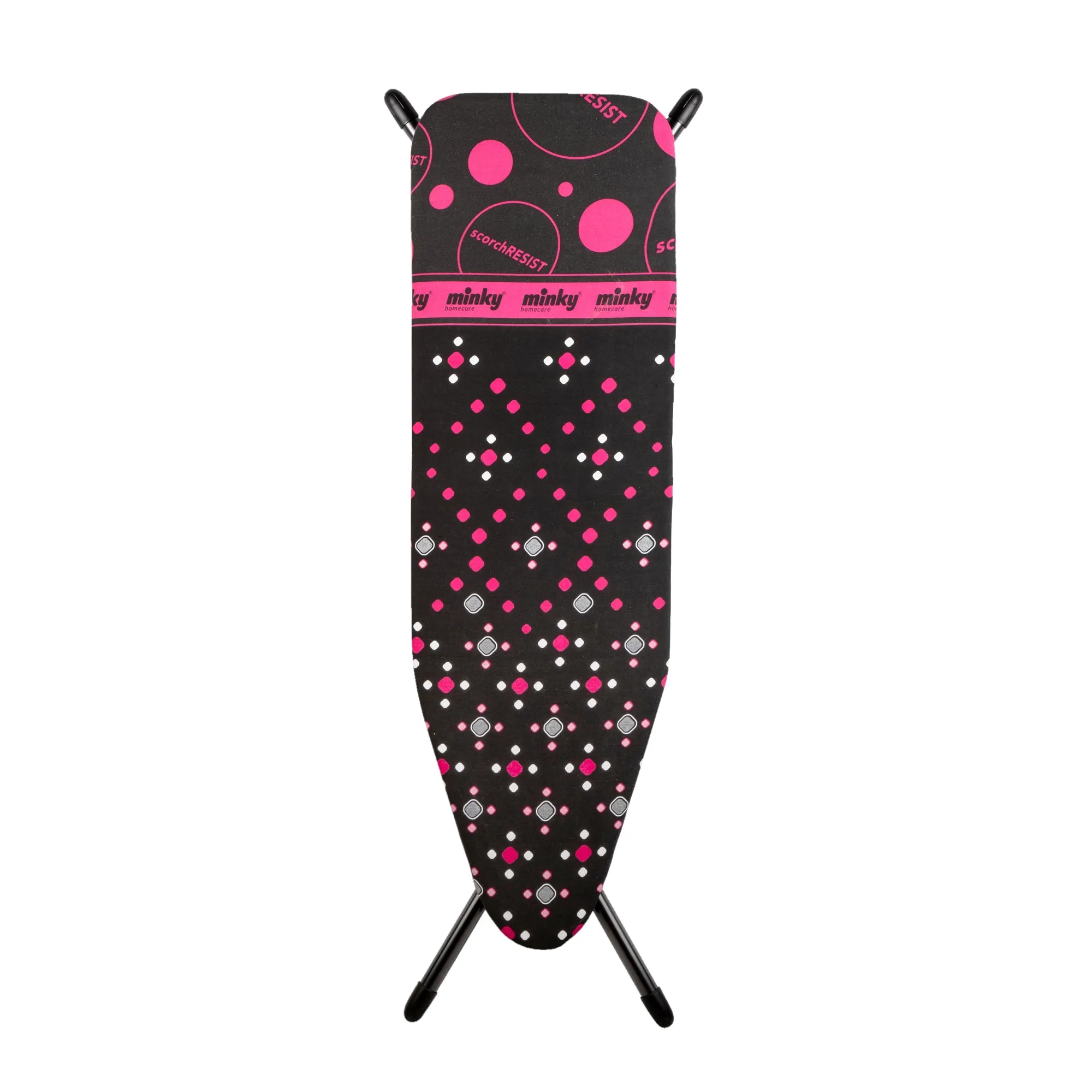 Minky Ironing Board - Hotspot 122 x 38cm, Ironing Board Cover Included