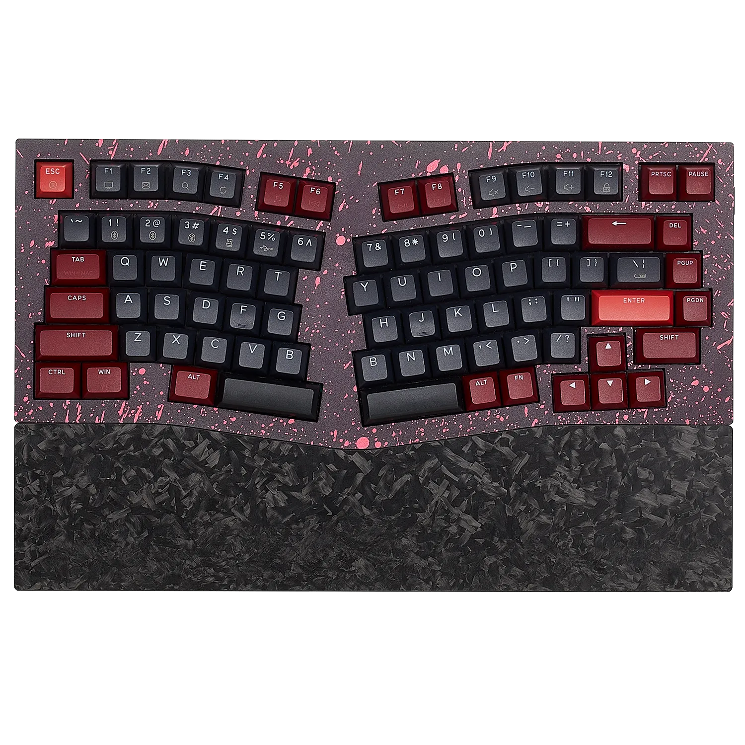 Monarch F2 83-Key Alice Layout TKL Ergonomic Mechanical Keyboard