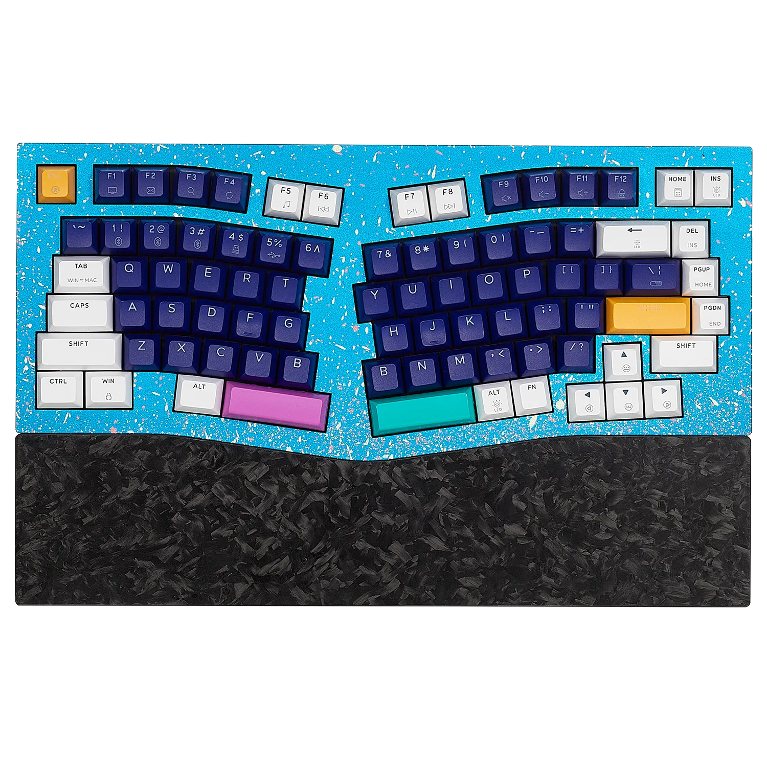 Monarch F2 83-Key Alice Layout TKL Ergonomic Mechanical Keyboard