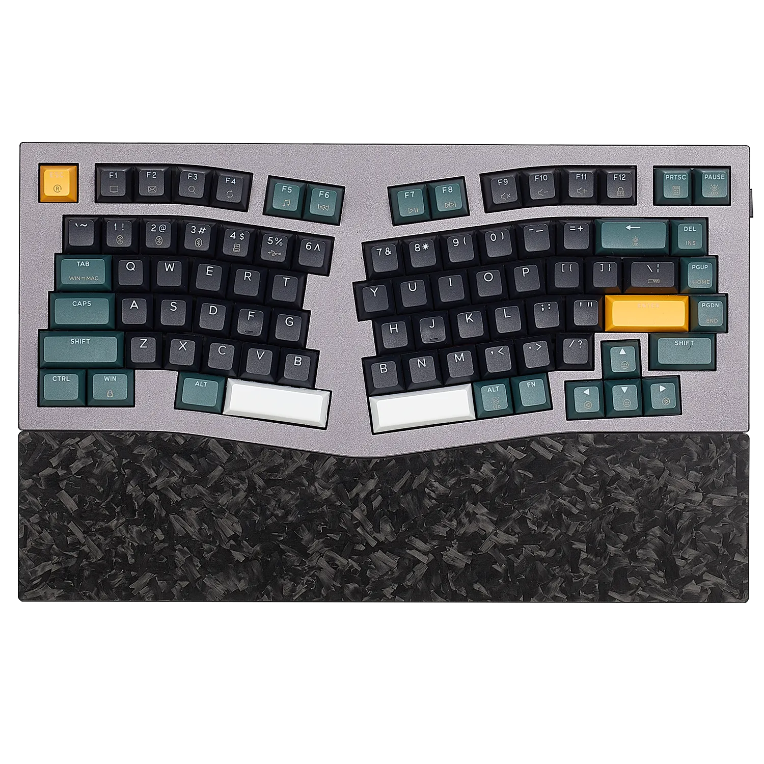 Monarch F2 83-Key Alice Layout TKL Ergonomic Mechanical Keyboard